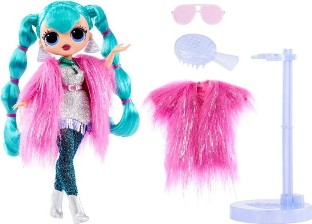 LOL Surprise OMG Cosmic Nova S3 : Look Disco et Cheveux Bleus à Coiffer