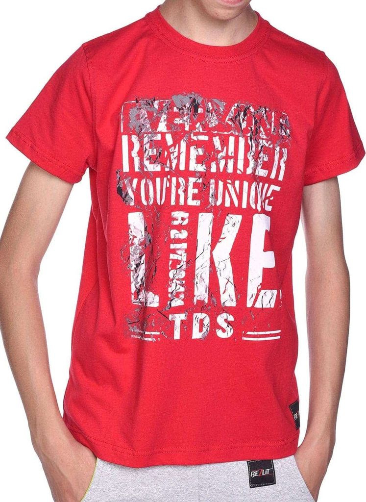 BEZLIT Jungen T-Shirt mit Motiv Druck Rot 116/122