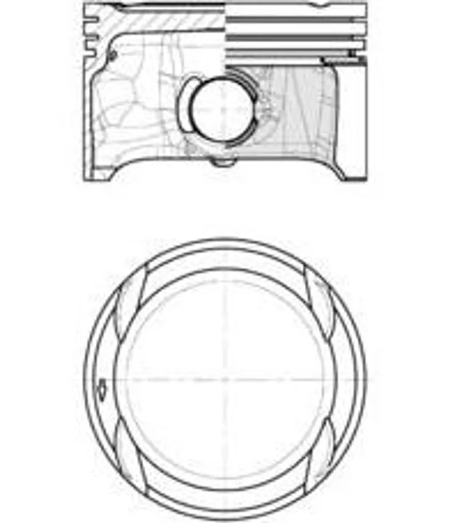 Piston moteur compatible avec Seat Ibiza Leon et Skoda Fabia Roomster