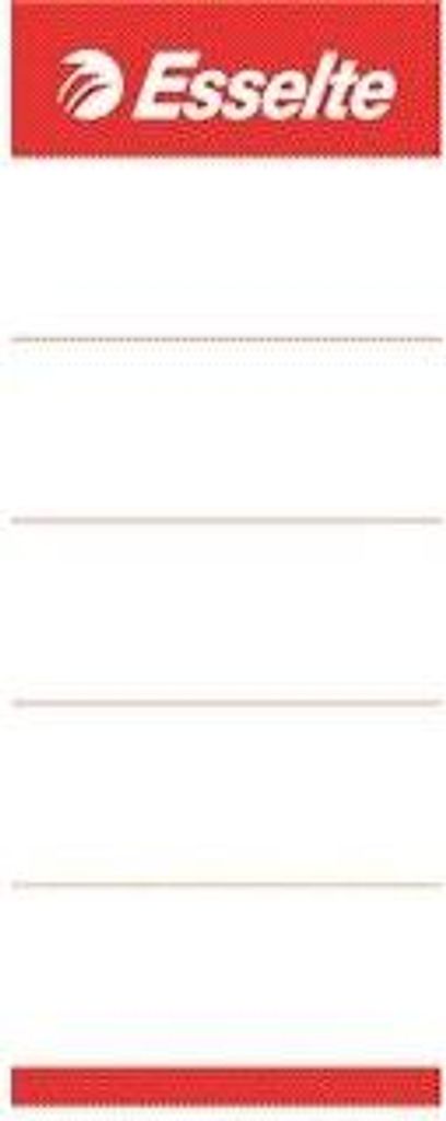 Esselte - Einsteckkarte schmal 30x158mm weiß 100 Stück