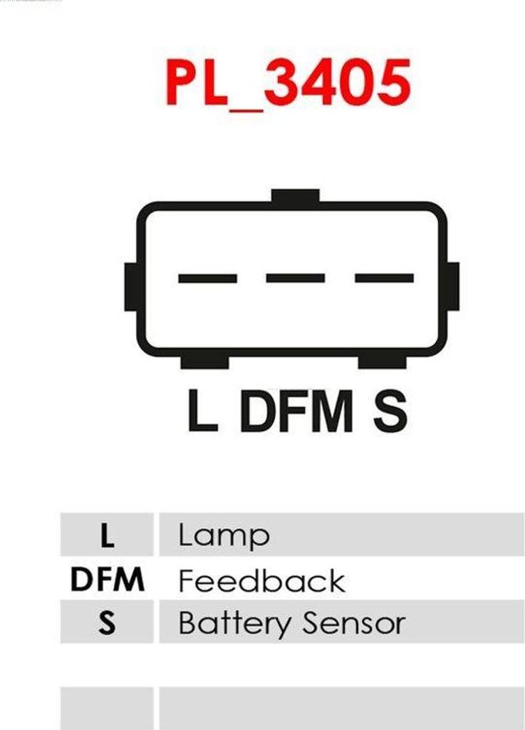 AS-PL A0844PR Lichtmaschine OE kompatibel mit Transit