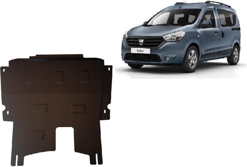 Ocelový kryt podvozku pro motor Dacia Dokker Obrázek produktu 