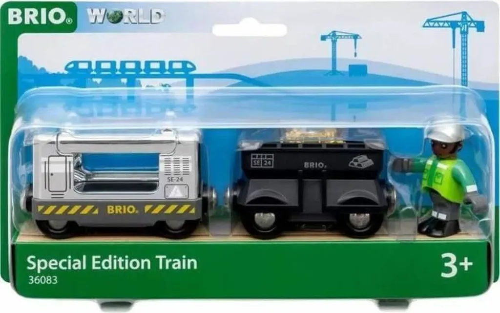 Train édition spéciale BRIO 2024 - Cadeau idéal pour circuit train bois