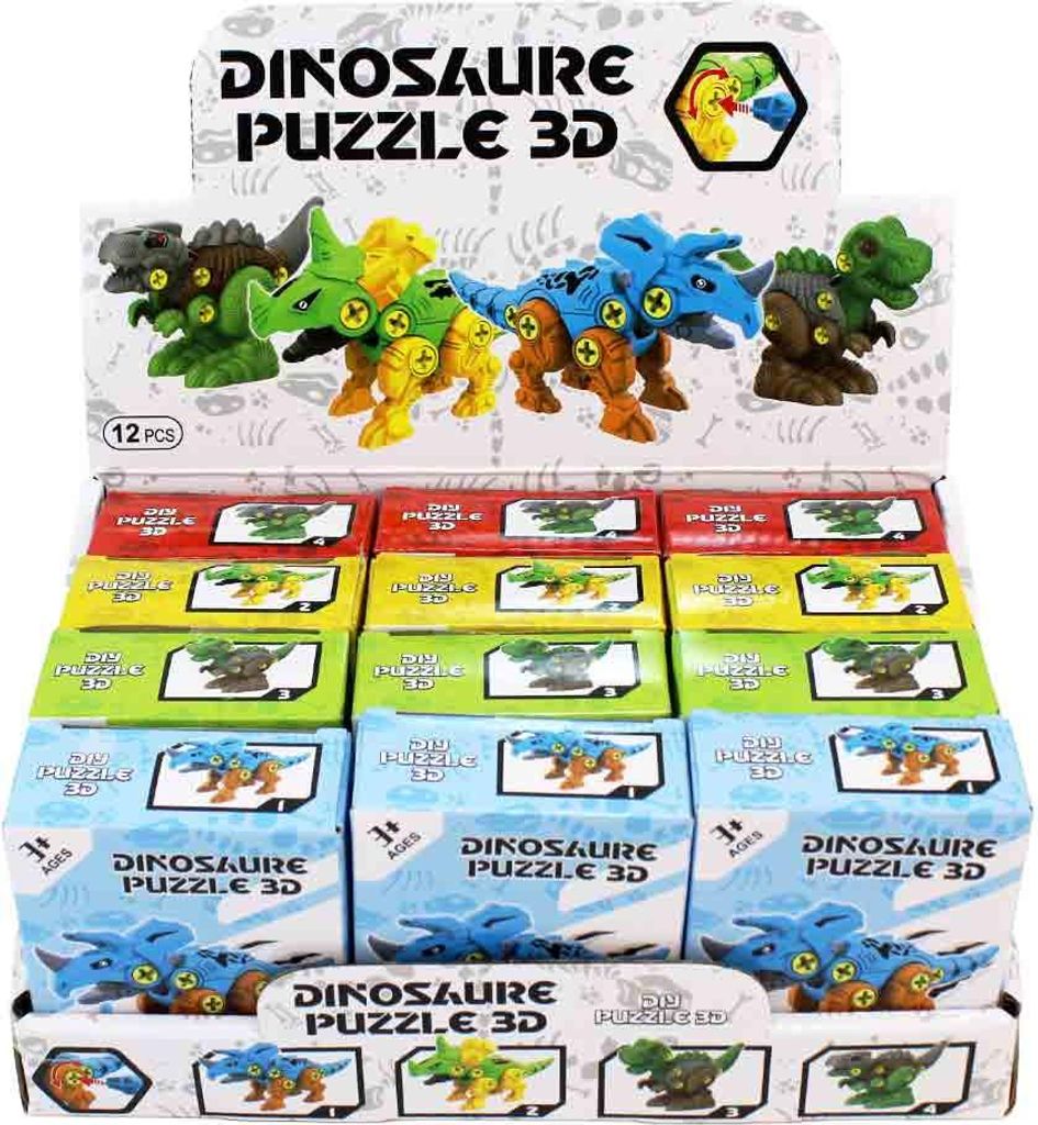 Dino Geburtstag DIY 3D Sets im 12er Display