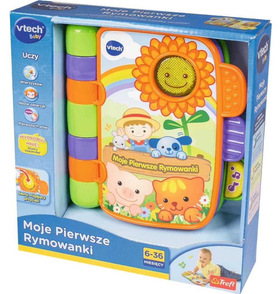 VTech Interaktives Spielzeugbuch „Meine ersten Reime“ Produktbild 