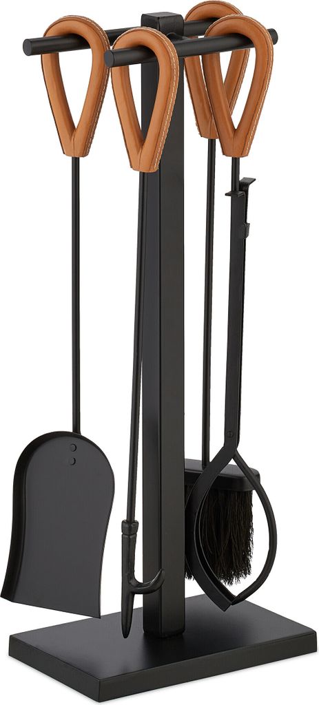Ensemble d'accessoires pour cheminée Relaxdays, 5 pièces : Image du produit 