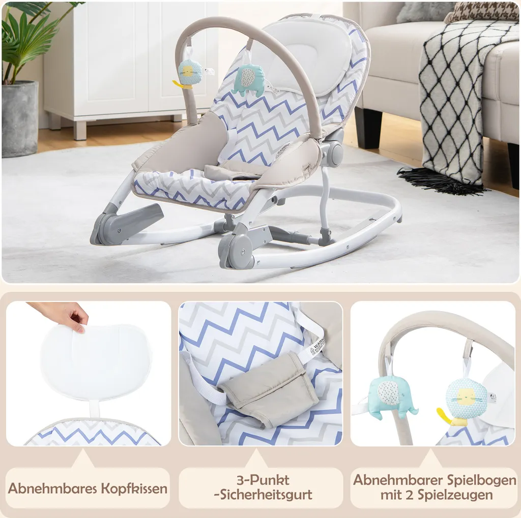 Balançoire Bébé Gain de Place Pliable : Solution pour Petits Espaces - 3