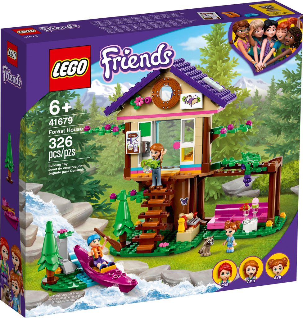 Lego Friends 41679 LEŚNY DOMEK NA DRZEWIE KAJAK Zdjęcie produktu 