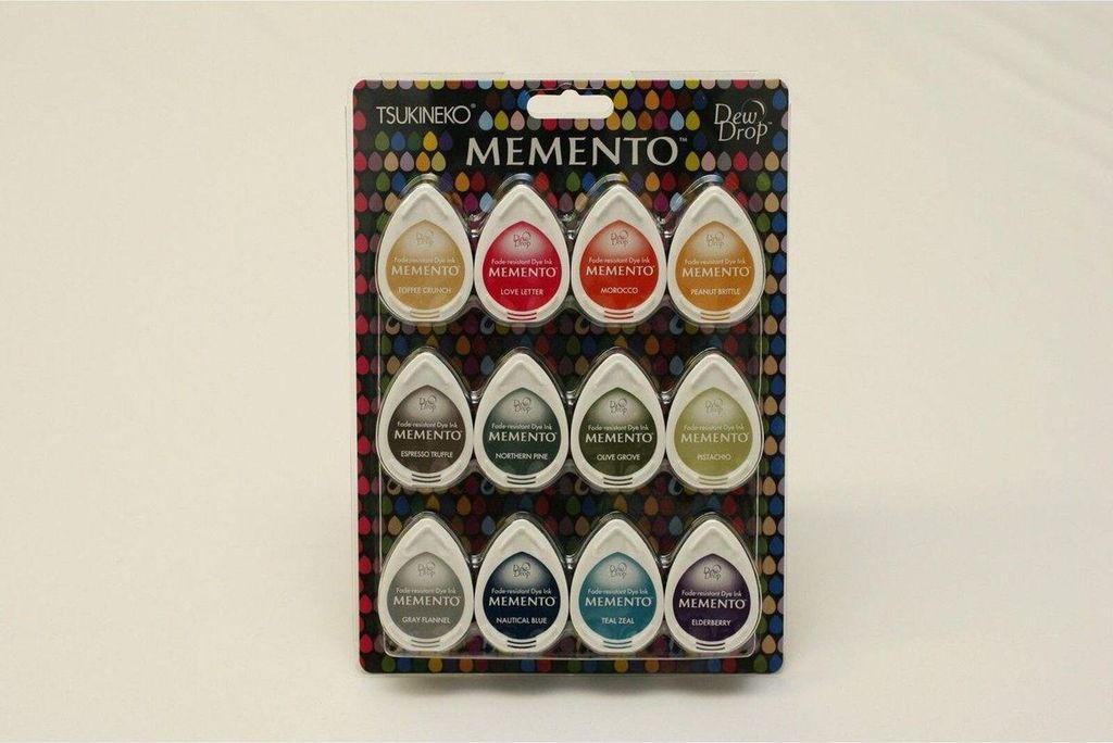 Tsukineko | Memento Dew Drops Inkpads Set Snow Cones 12pieces