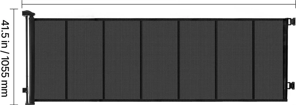 VEVOR Barrière de sécurité rétractable extra large 305 cm pour bébé - 8