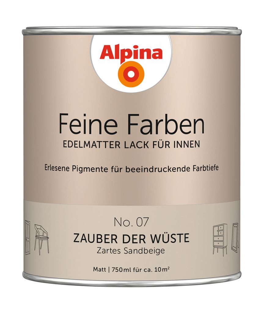 Alpina Feine Farben Lack No. 07 Zauber der Wüste - Produktbild 