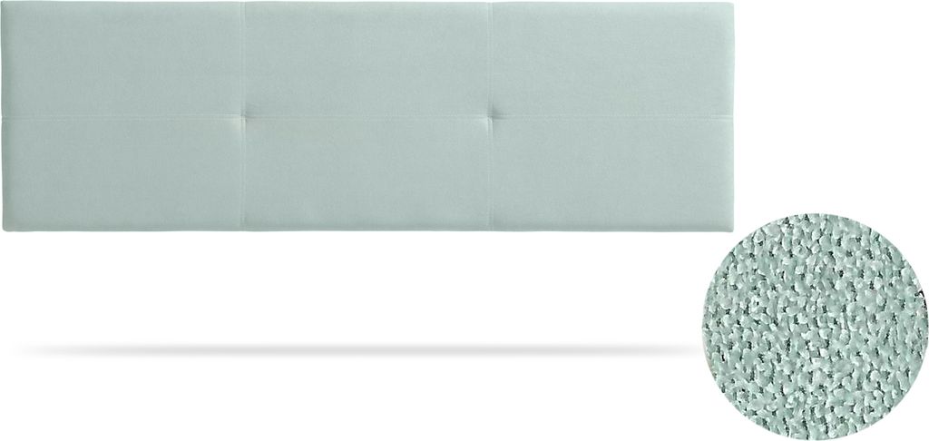 Gepolstertes Kopfteil ALMA Aqualine 145x50x5 cm