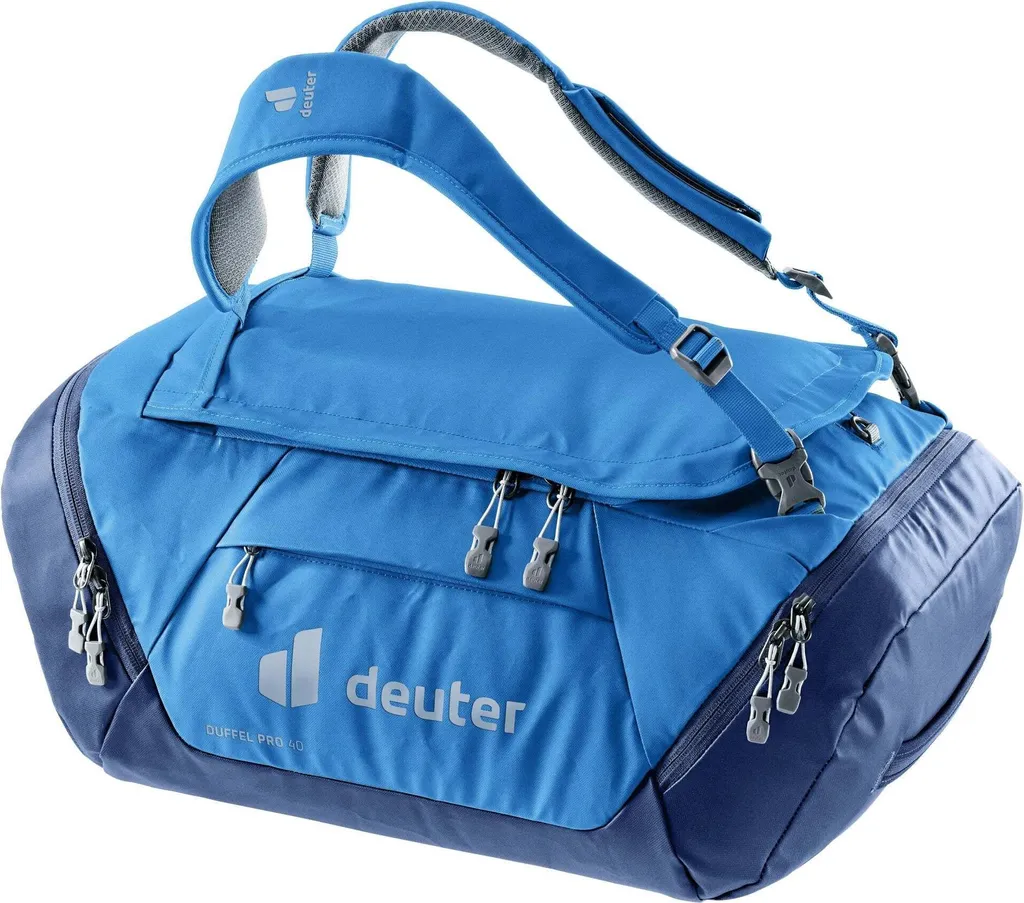 Sac de sport format cabine Deuter Duffel Pro 40 imperméable bleu foncé