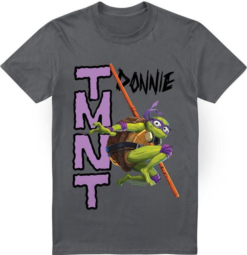 Teenage Mutant Ninja Turtles - "Mutant Mayhem" T-Shirt für Herren TV6398 (XL) (Holzkohle)