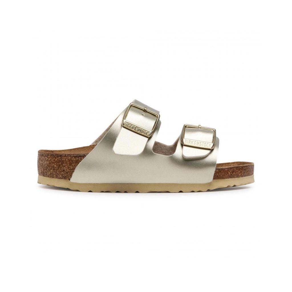 Birkenstock Arizona Kids BS In Gold Meta For Juniors – 5.5 Produktbild 