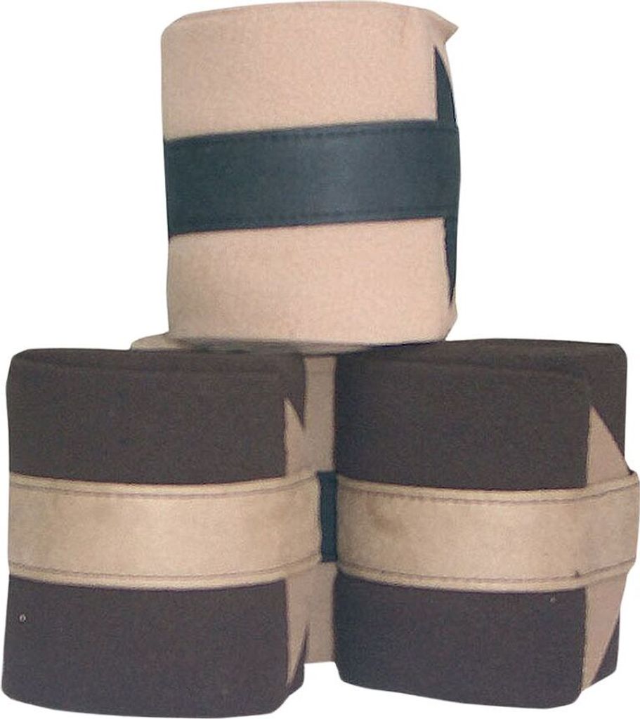 Equest Fleecebandagen Duo Bandagen Fleece 026/11 in Beige