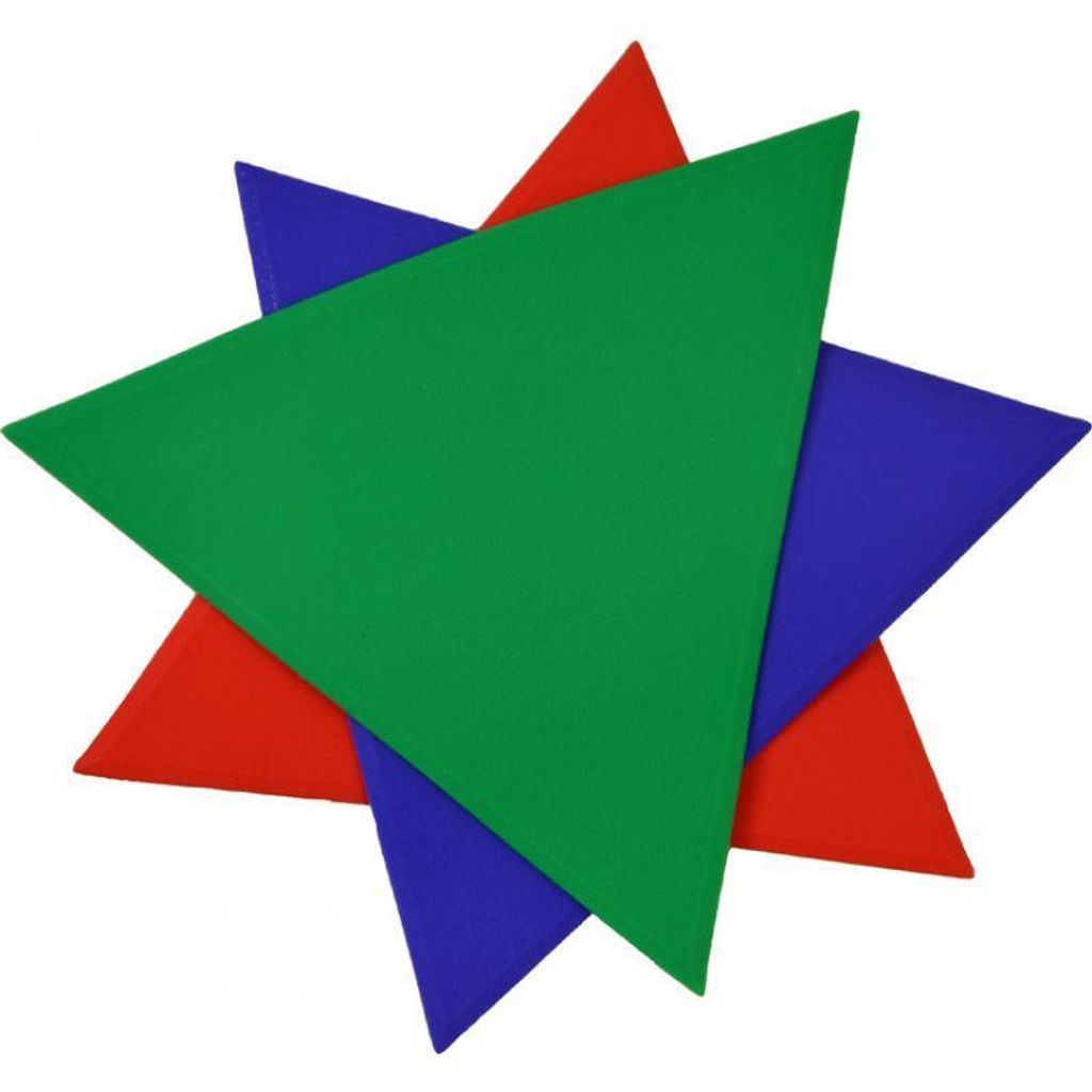 Inny - "VFMN-FLTR" Flache Markierungen, Dreieck PP7205 (Einheitsgröße) (Grün)