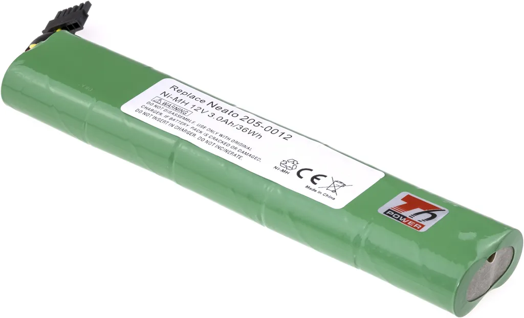 Batteria Ricambio Neato 945-0129 | T6 Power 12V 3300mAh Ni-MH Green