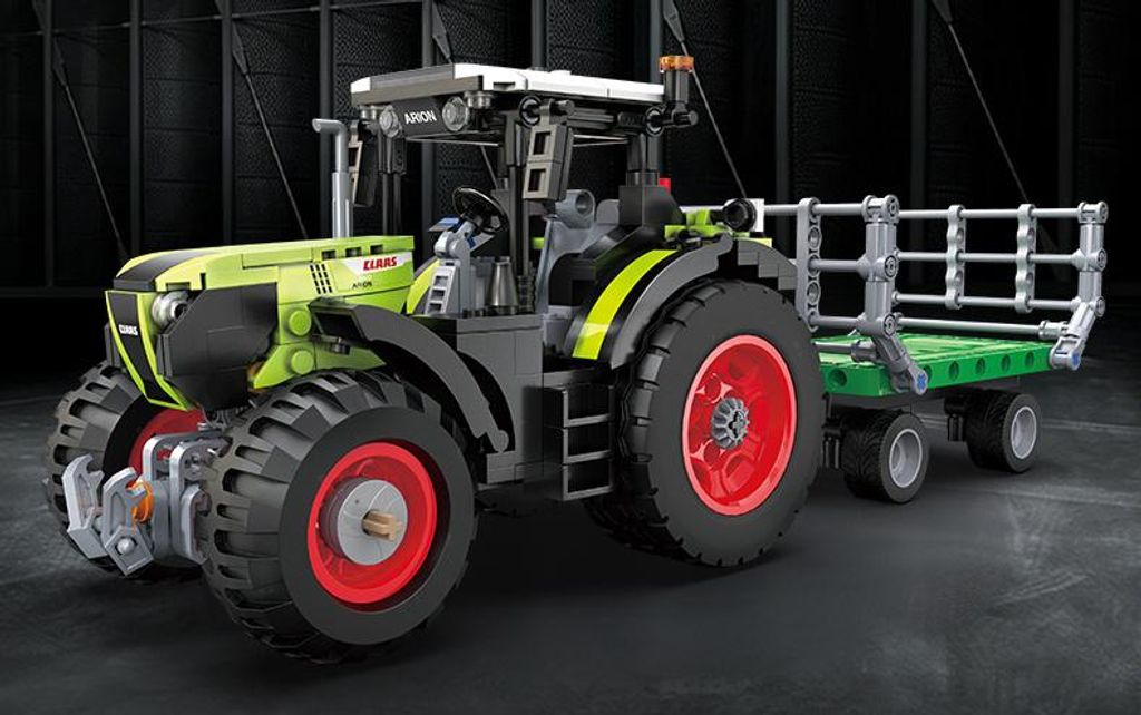 Cada Bausteine Claas Arion 660 Traktor 448 Stück Produktbild 