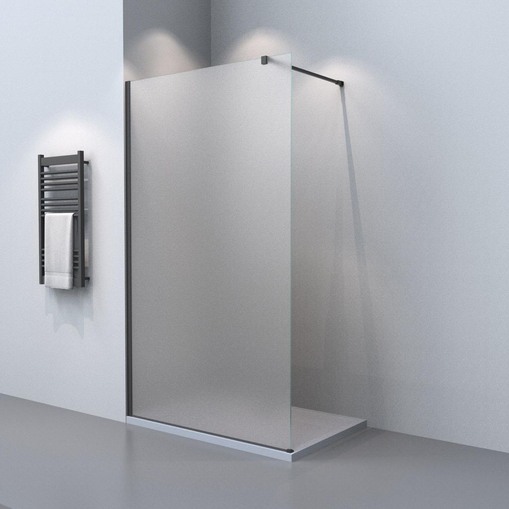 Duschwand, Glaswand  90 100 120 cm, H:200 cm, 8 mm Produktbild 