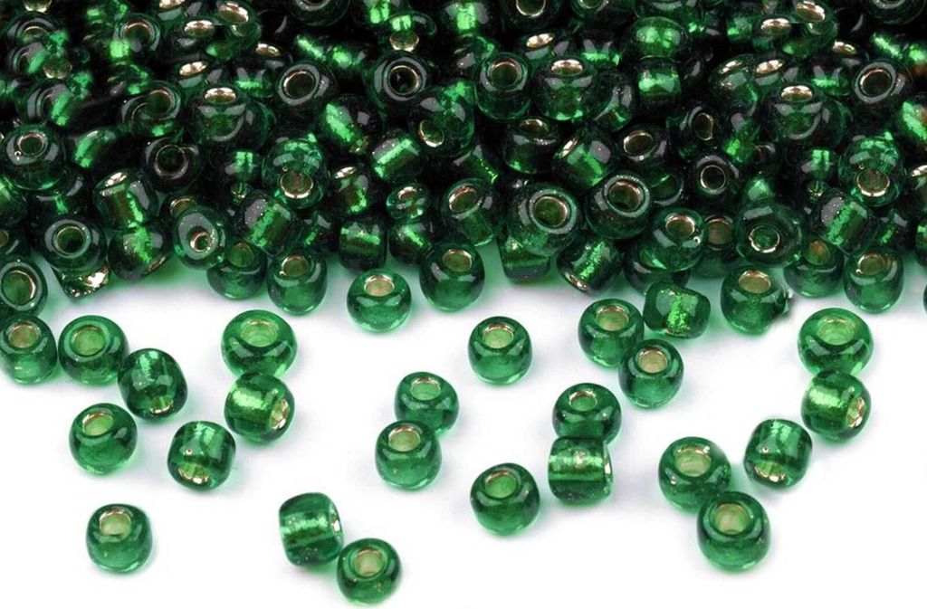 50g Rocaillesperlen Glasperlen 8/0 3mm Rocailles Perlen Farbwahl
