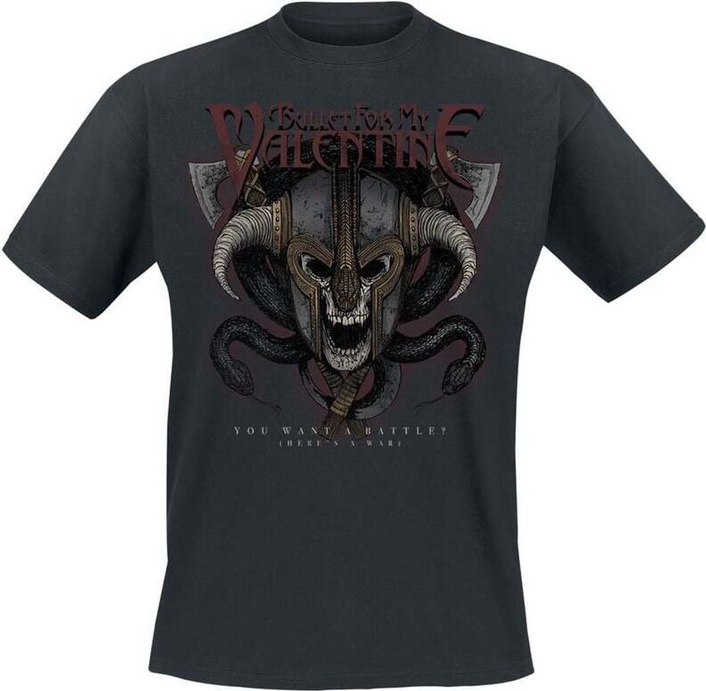 Bullet For My Valentine T-Shirt Herren Viking schwarz S