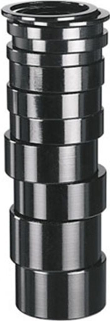 Ergotec Spacer 1 1/8, Aluminium, H=10mm, schwarz