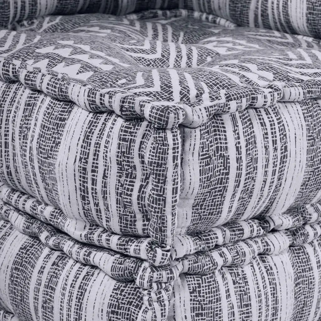 Canapé modulaire vidaXL gris : la solution tissu pour espaces modulables
