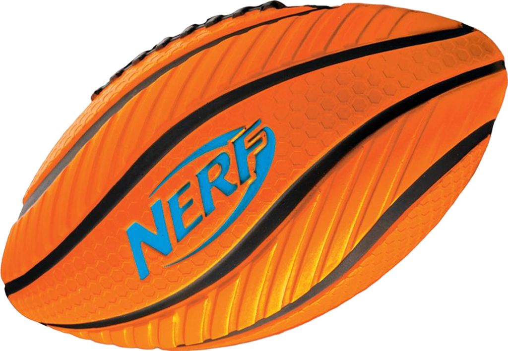 Nerf - Schaumstoff American Football Spiralgriff RD3293 (21,59 cm) (Orange/Schwarz)