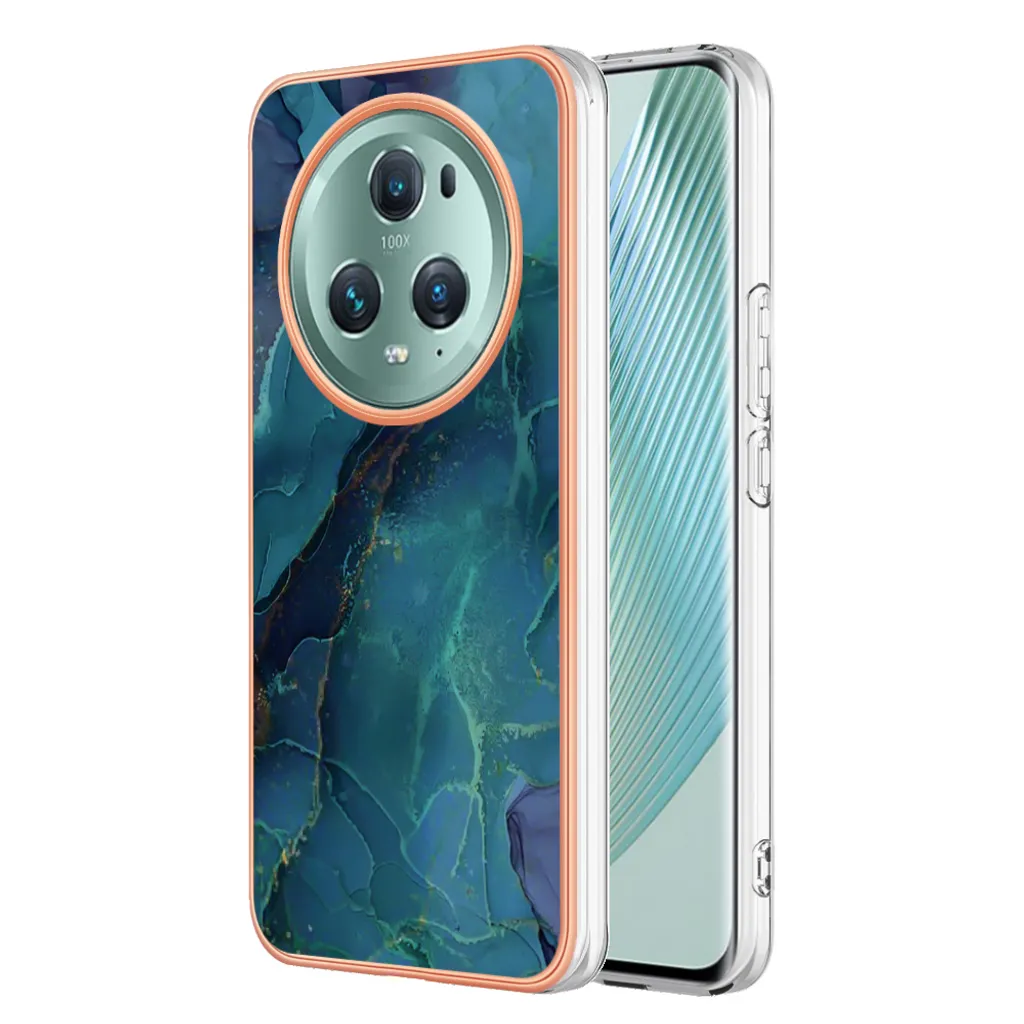 Custodia Honor Magic5 Pro Silicone TPU Verde Antiurto a Fantasia