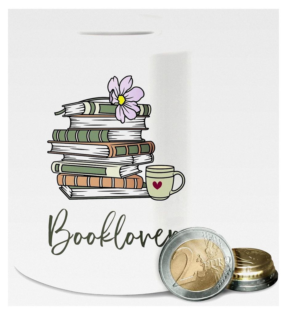 Spardose - Statement - Geschenke für Bücherliebhaber - Unisize - Weiß