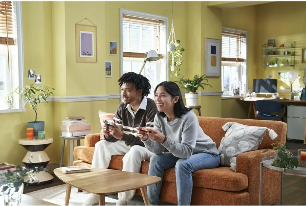 Nintendo Switch 2 Rouge avec Prise EU 220V - Écran HD et Performance Fluide - 49