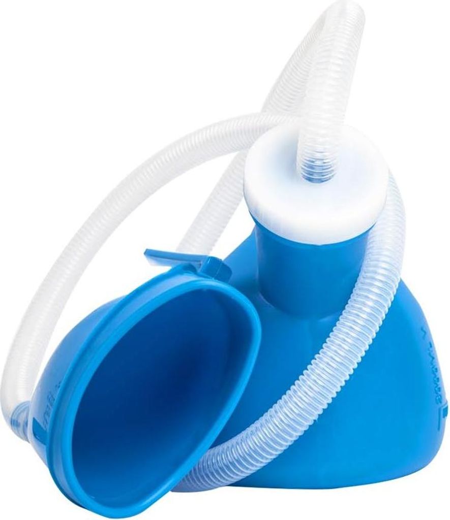 Unisex Urinalflasche Tragbare Reiseurinalflaschen Leckfrei 2000ml Campingtoiletten für Erwachsene - Blau