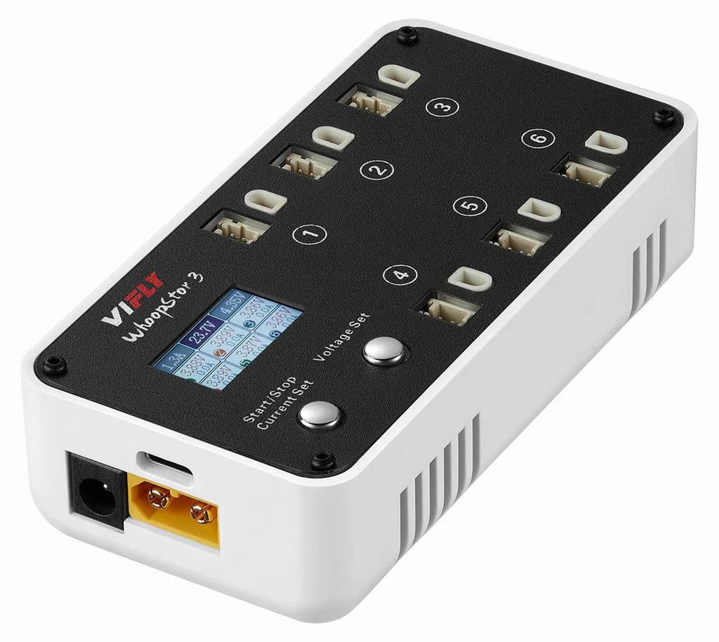 Caricabatterie VIFLY WhoopStor, colore bianco Immagine del prodotto 