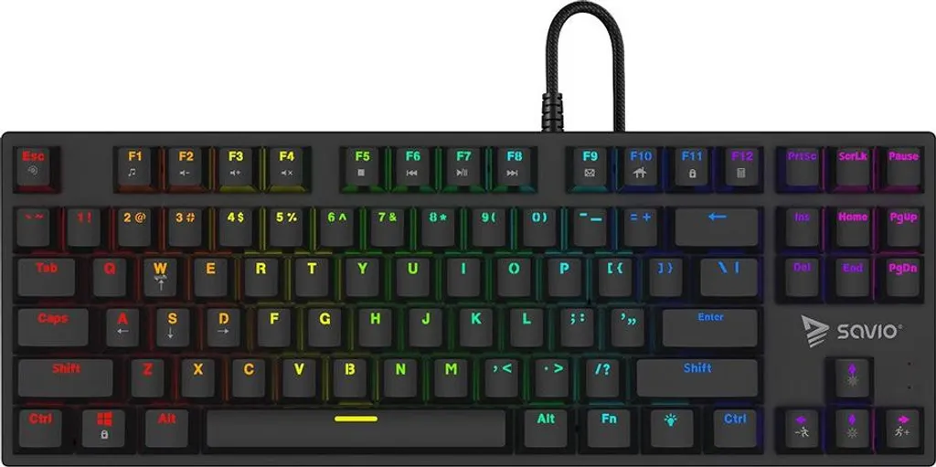 Savio Tempest x2 RGB Clavier Mécanique Compact TKL Switch Outemu Red - 3