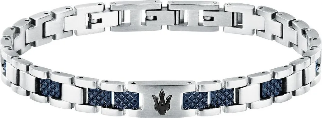 Bracelet Maserati Homme Iconic JM225AVD87 en Acier Inoxydable 18,5cm