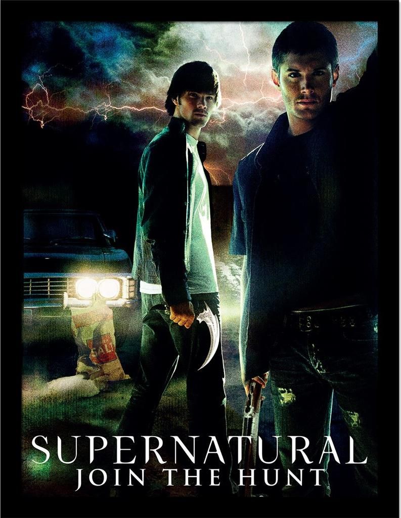 Supernatural - Gerahmtes Poster "Impala" PM12013 (40 cm x 30 cm) (Bunt)