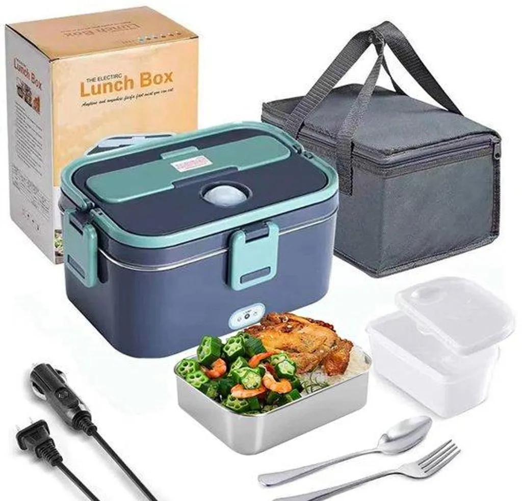 Gamme Lunch Box Chauffante 1,8L Inox pour Repas Chaud en Voiture et Bureau