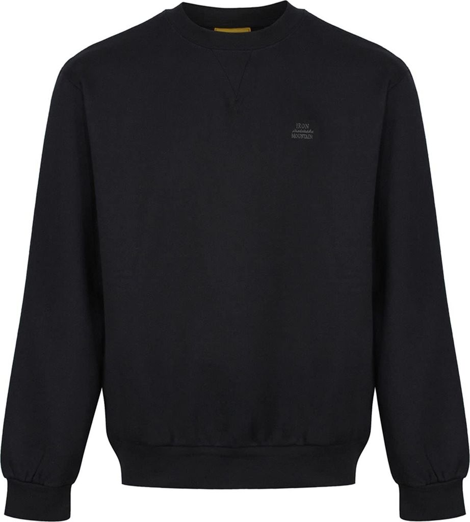 Iron Mountain - Sweatshirt Rundhalsausschnitt für Herren PB123 (M) (Schwarz)