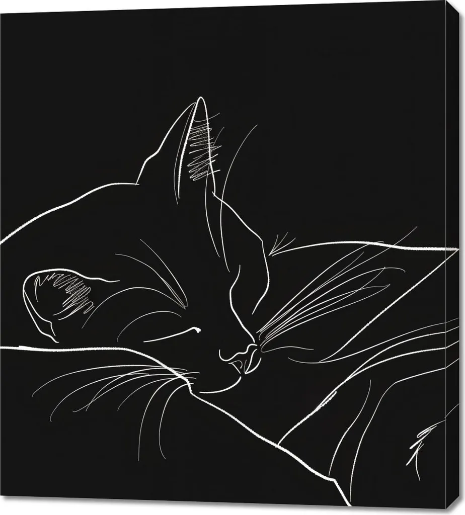 Quadro 90x100 cm Tranquillità notturna - 1