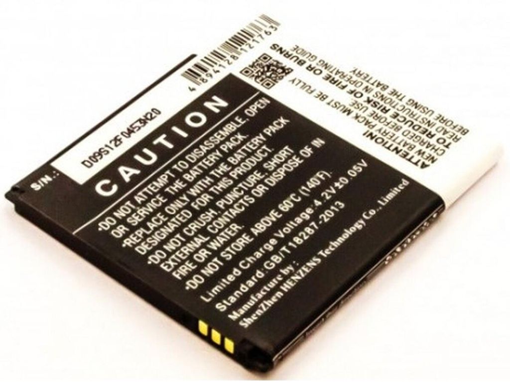 Akku für Alcatel ONETOUCHPixiFirst Li-Ion 3,7 Volt 1400 mAh schwarz.