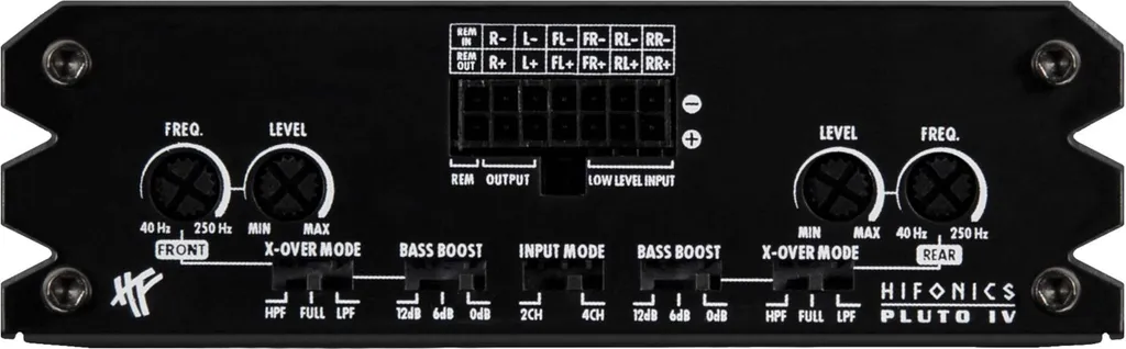 Hifonics PLUTO IV Amplificateur 4 x 95W numérique avec filtres actifs
