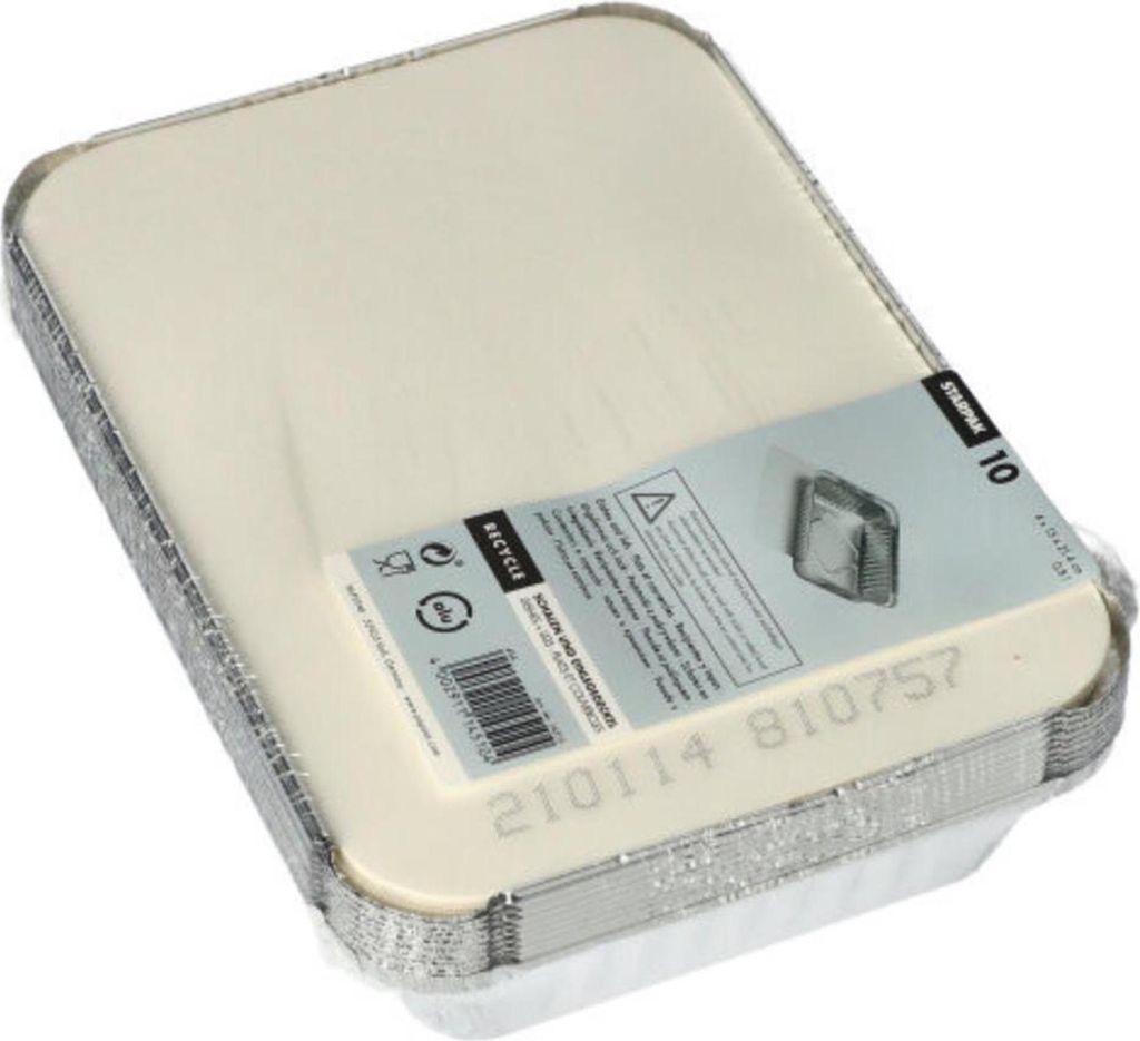 Papstar 14510, Aluminium, Karton, Kunststoff, Silber, 0,8 Produktbild 