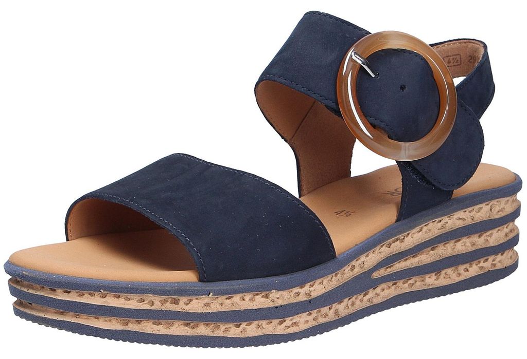 Gabor Damen Sandale blau Größe EUR 42,5
