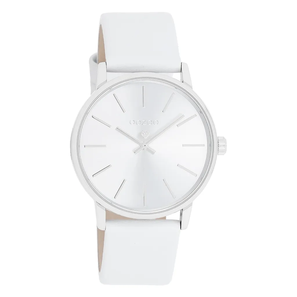 Oozoo Orologio Donna Bianco C11060 | Eleganza Vintage e Pelle Vera