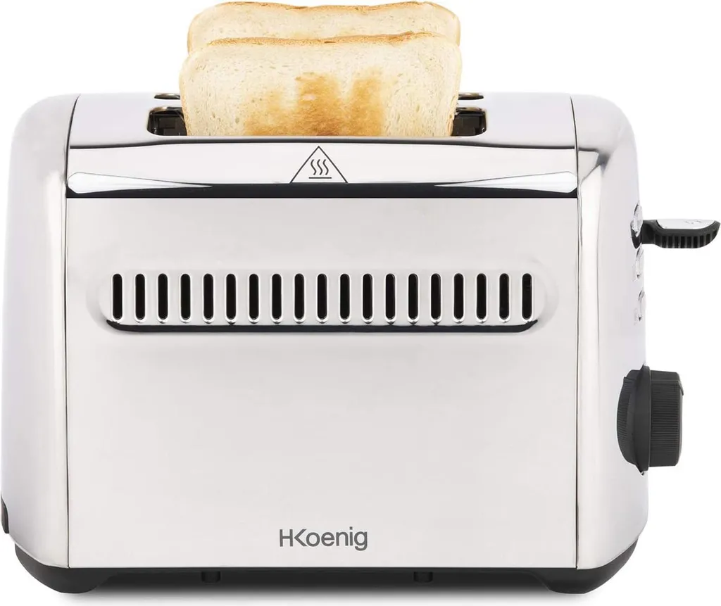 Grille-pain inox H.Koenig TOS9 avec 7 niveaux de brunissage et 950W