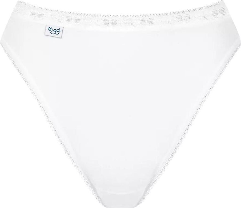 Sloggi Damen-Slips weiß Basic+ Tai 2 Stück Baumwollslips 40