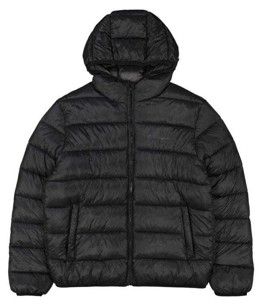 Champion - Steppjacke für Herren, mit Kapuze PP12080 (XXL) (Schwarz)