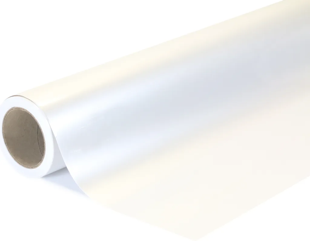 Wrapfolie 152x700cm Blanc Céramique Brillant - Adhésif Thermoformable
