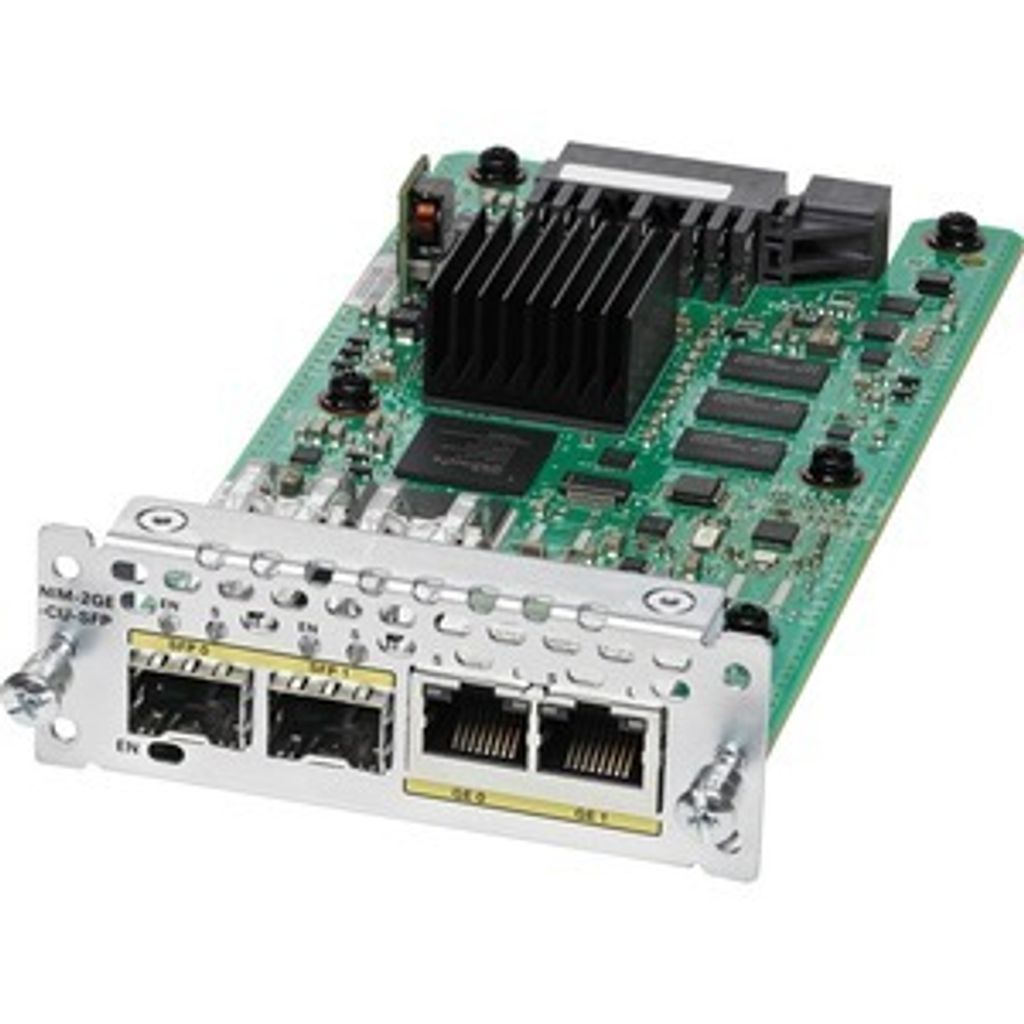 Cisco NIM-2GE-CU-SFP= Gigabit Ethernet Netzwerk-Switch-Modul